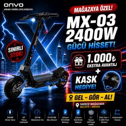 Onvo MX-03 2400W (1200X2) Elektrikli Scooter / MX2026 Serisi